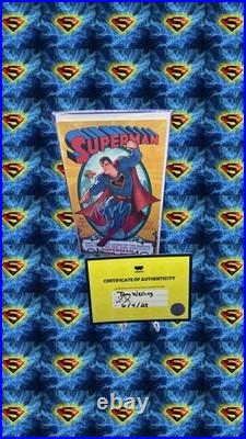 Superman Comic Books Autographed by The Man of Steel Tom Welling with COA's