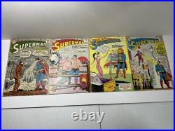 Superman Comic Books (Issue #117, 164, 165 & 168) 10/12 Cent DC Comics