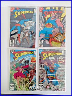 Superman Comic Lot 401-423 Complete! Books in VF-NM condition! 40 years old