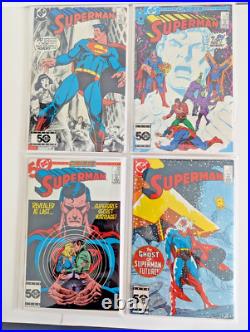 Superman Comic Lot 401-423 Complete! Books in VF-NM condition! 40 years old