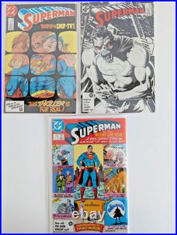 Superman Comic Lot 401-423 Complete! Books in VF-NM condition! 40 years old