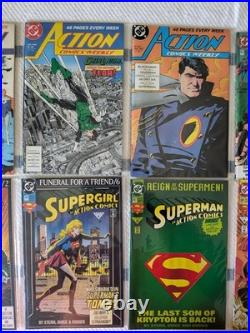 Superman Comic Lot (68 Books) Action, Superman, Man of Steel, Adventures