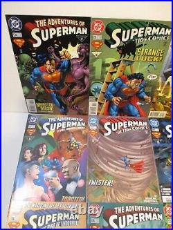 Superman Comics Complete Year 1996 Action/Adventures/Man of Steel & More