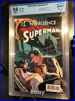 Superman Convergence 2 9.8 CBCS First Jonathan Kent (Superboy) not CGC