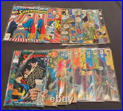 Superman DC Comics 70's 80's LOT Of 71 Superman 1 Batman 2 Swamp Thang