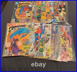 Superman DC Comics 70's 80's LOT Of 71 Superman 1 Batman 2 Swamp Thang