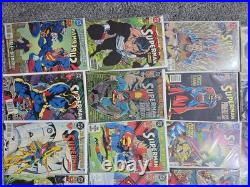 Superman D. C. Comic Book Lot Of 83 Comics Many Keys Issues 1969-1999 Various