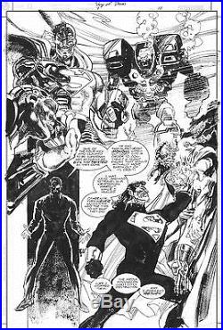 Superman Day of Doom #4 Page 10 by Dan Jurgens and Bill Sienkiewicz Splash Page