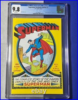 Superman Facsimile Edition #1 CGC 9.8 D. C