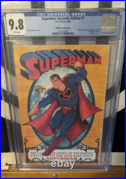 Superman Facsimile Edition #1 VILLALOBOS VARIANT NYCC 2022 CGC 9.8