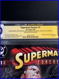 Superman Forever #1 CGC 9.0 Graded WithCOA 2753/15000