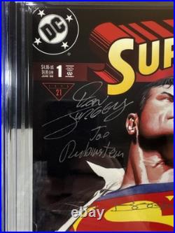 Superman Forever #1 CGC 9.0 Graded WithCOA 2753/15000