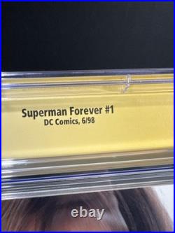 Superman Forever #1 CGC 9.0 Graded WithCOA 2753/15000