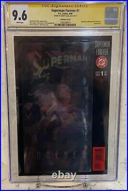 Superman Forever #1 CGC 9.6 DC Comic Book Lenticular Cover Signed Henry Cavill