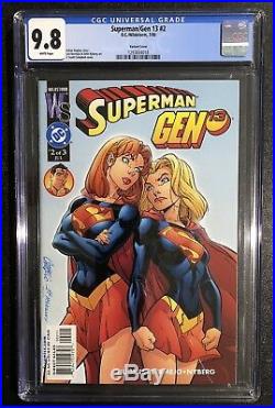 Superman Gen 13 Issue 2 Supergirl Variant J Scott Campbell Cgc 9.8 Not Cbcs Pgx