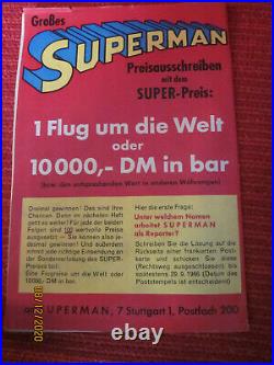 Superman Heft Nr. 1 1966 Ehapa Verlag Z2