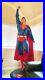 Superman Life size Statue taking off with cape and base new in the box 7 ft