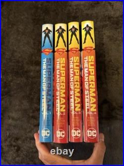 Superman Man Of Steel HC John Byrne Set Vol 1-4