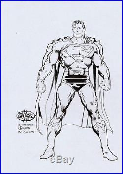 Superman Original art by John Byrne sketch comic art