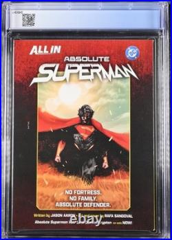 Superman Rare America Special Edition 2026 DC Comics Magazine Cgc 9.2