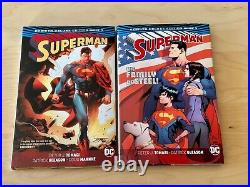 Superman Rebirth Deluxe Editions lot #1 thru #4 complete Tomasi run VF/NM