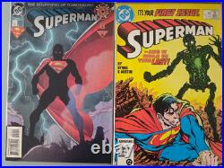 Superman Set Of 100 Issues (1987) DC Comics Death Of Superman! Black Bag #75! #1