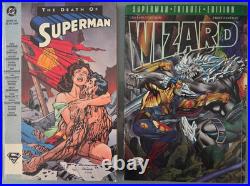 Superman Set Of 100 Issues (1987) DC Comics Death Of Superman! Black Bag #75! #1