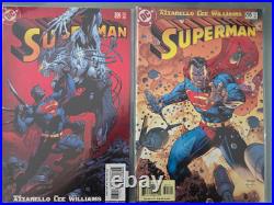 Superman Set Of 100 Issues (1987) DC Comics Death Of Superman! Black Bag #75! #1