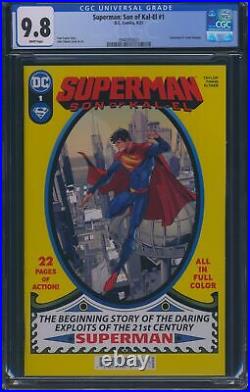 Superman Son of Kal-El 1 CGC 9.8 Superman #1 cover homage