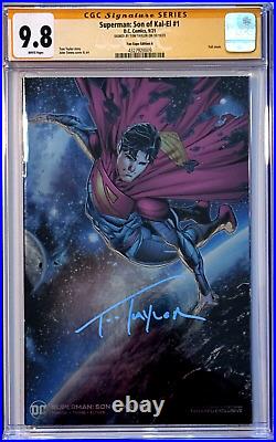 Superman Son of Kal-El 1 CGC SS 9.8 Signed Tom Taylor Fan Expo Variant LTD 500