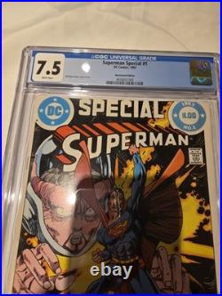 Superman Special #1 CGC 7.5 1983 NEWSSTAND Edtion RARE