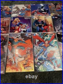 Superman Spider-Man Cover Lot Both Issues 15 Book Lot Open Offers