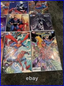 Superman Spider-Man Cover Lot Both Issues 15 Book Lot Open Offers