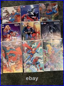 Superman Spider-Man Cover Lot Both Issues 15 Book Lot Open Offers