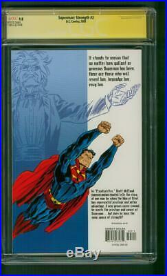 Superman Strength 3 CGC SS 9.8 Henry Cavill Alex Ross Reign of Supermen 1 Movie