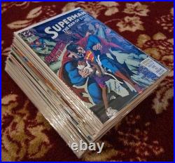 Superman The Man Of Steel #2-22, #53-74, Lot of 34, DC Comics, Never Read