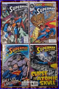 Superman The Man Of Steel #2-22, #53-74, Lot of 34, DC Comics, Never Read