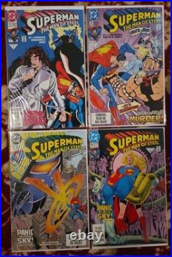 Superman The Man Of Steel #2-22, #53-74, Lot of 34, DC Comics, Never Read
