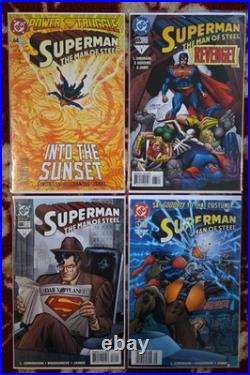 Superman The Man Of Steel #2-22, #53-74, Lot of 34, DC Comics, Never Read
