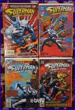 Superman The Man Of Steel #2-22, #53-74, Lot of 34, DC Comics, Never Read