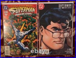 Superman The Man Of Steel #2-22, #53-74, Lot of 34, DC Comics, Never Read