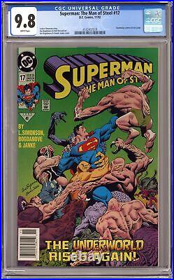Superman The Man of Steel #17 CGC 9.8 1992 4142437018