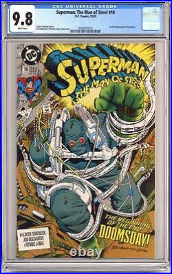 Superman The Man of Steel #18 CGC 9.8 1992 2034257013 1st full app. Doomsday