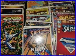 Superman The Man of Steel DC Comics 50 Issue Lot #8-134 Death of Superman Era