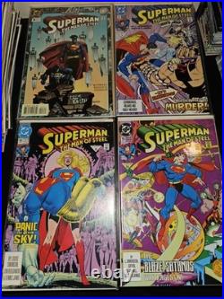 Superman The Man of Steel DC Comics 50 Issue Lot #8-134 Death of Superman Era