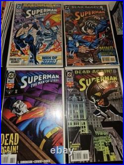 Superman The Man of Steel DC Comics 50 Issue Lot #8-134 Death of Superman Era