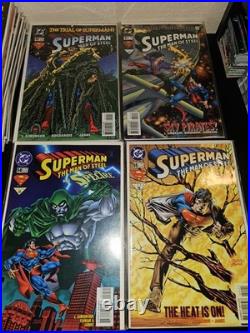 Superman The Man of Steel DC Comics 50 Issue Lot #8-134 Death of Superman Era