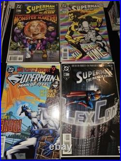 Superman The Man of Steel DC Comics 50 Issue Lot #8-134 Death of Superman Era