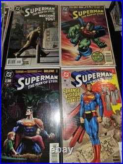 Superman The Man of Steel DC Comics 50 Issue Lot #8-134 Death of Superman Era