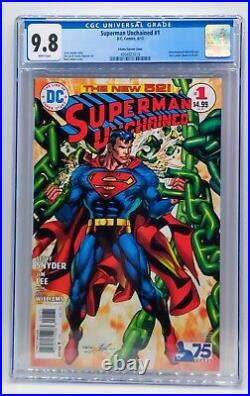 Superman Unchained #1 (2013) Neal Adams Variant DC Comics CGC 9.8